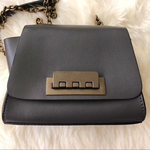 ZAC Zac Posen mini Eartha Grey Cross Body Bag